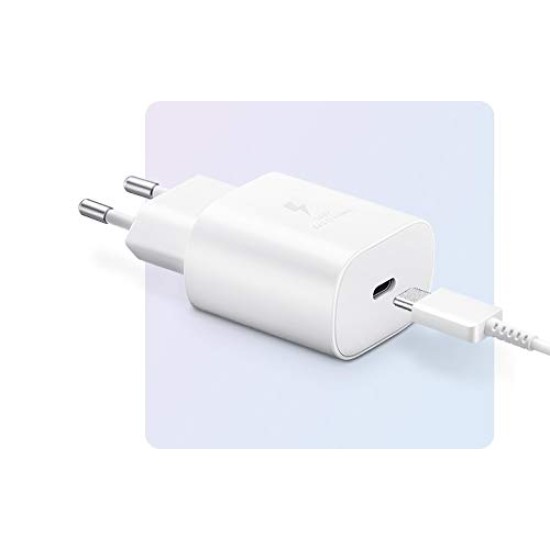 Samsung Original 25W Single Port, Type-C Fast Charger, (Cable not Included) - Image 2