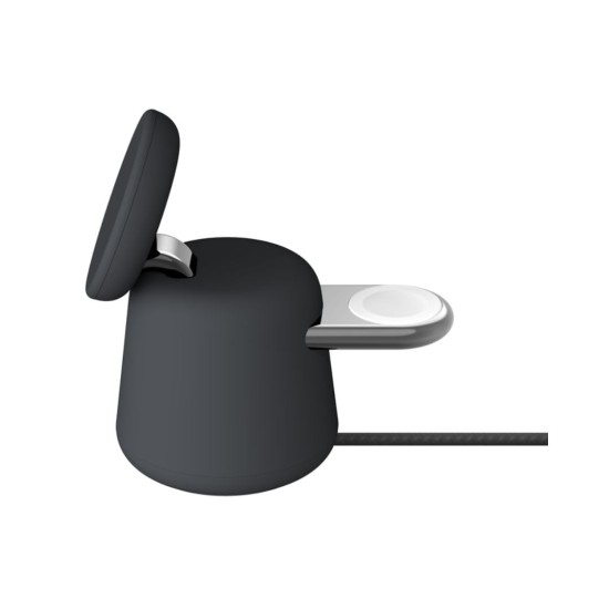 Belkin 2-in-1 Wireless MagSafe 15W Fast Charging Dock | Compatible with iPhone 16, 15, 14, 13, and 12 Series, AirPods, and Other MagSafe Enabled Devices (Open Box) - Image 3
