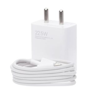 Mi Xiaomi 22.5W Fast USB Type C Charger Combo|Compatible for Mobile,Power Banks|Fast Charging|(Adapter + USB to Type C Cable) (Open Box)