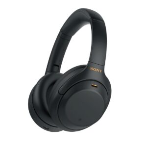 Sony WH-1000XM4 Industry Leading Wireless Noise Cancellation Bluetooth Over Ear Headphones with Mic for Phone Calls, 30 Hours Battery Life, Quick Charge, AUX, Touch Control and Voice Control – Open Box