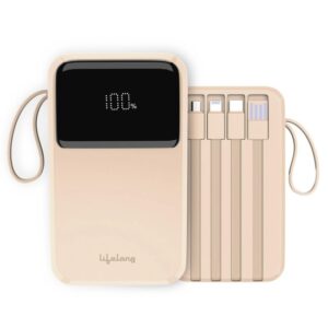 Lifelong ZenCharge 20000 mAh 22.5 W Compact Pocket Size Power Bank with 6 Input/Output Ports (Lithium Polymer, Fast Charging, Quick Charge 3.0 for Mobile, Earbuds,Speaker, Tablet) (Open Box)