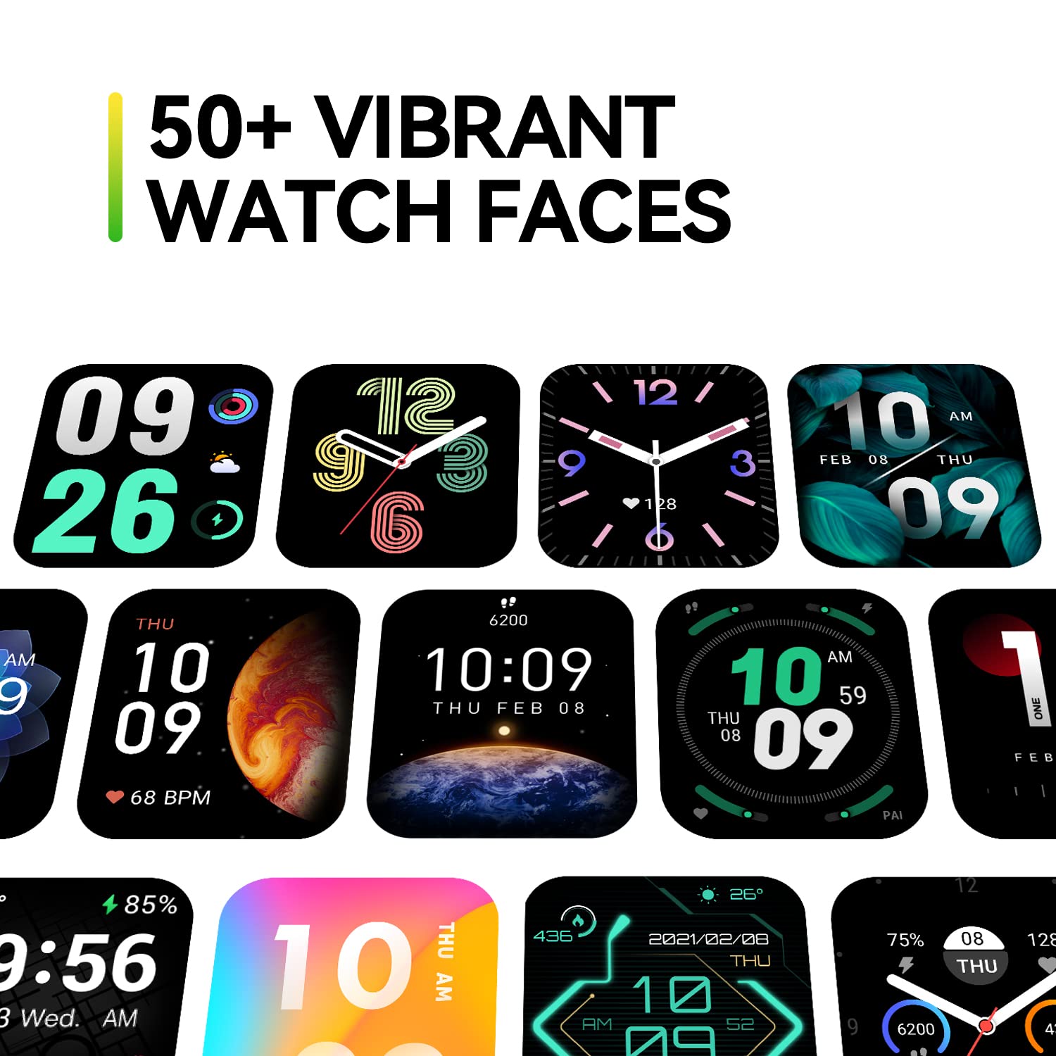 Amazfit Bip 3 Smart Watch with 1.69″ Large Color Display,2 Weeks’ Battery Life,5 ATM Water-Resistance,60 Sports Modes, High-Precision GPS, and Blood-Oxygen Saturation Measurement - Image 3