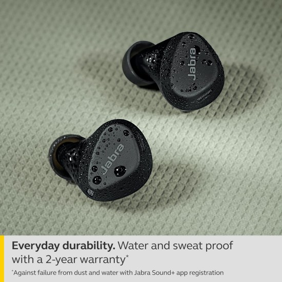 Jabra Elite 4 Active in-Ear Bluetooth Earbuds – True Wireless Ear Buds with Secure Active Fit, 4 Built-in Microphones, Active Noise Cancellation and Adjustable HearThrough Technology with mic (Open Box) - Image 3