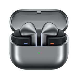 Samsung Galaxy Buds3 Pro Wireless Earbuds, Powered by Galaxy AI, IP57, Active Noise Cancellation, Adaptive Noise Control, 37hrs Battery, 360 Surround Sound, Pinch Controls, Galaxy Ecosystem – (Open Box)